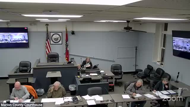 Marion County court amends road funding to correct allocation, moves $52,580 for slab repair