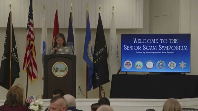 Assemblywoman Sanchez, county officials warn Temecula seniors about rising scams, urge vigilance and rapid reporting