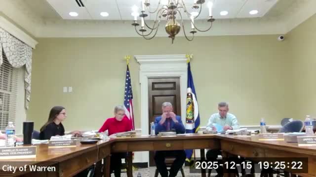 Warren City Council votes 5–2 to set 2026 real estate tax rate at 3.4946 mills