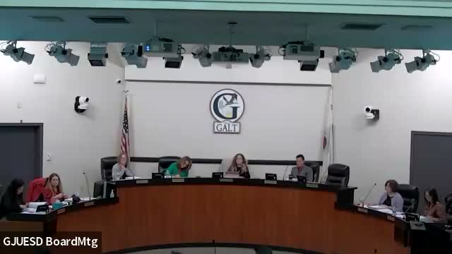 Galt Joint Union Elementary board re-elects Catherine Harper as president, names officers