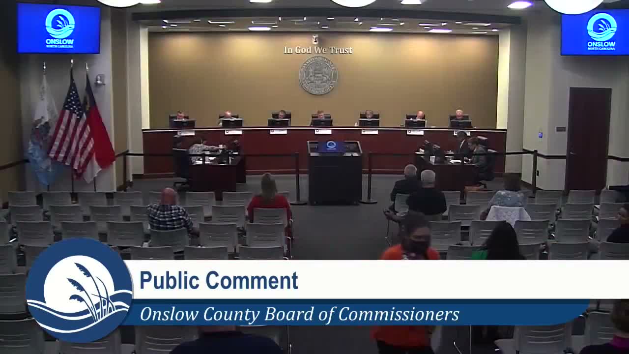Onslow County commissioners approve resiliency contract, land sales, grant awards and appointment