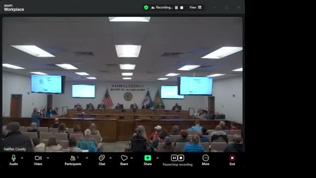 Halifax County board elects leadership for 2026, adopts bylaws and meeting schedule