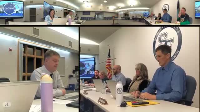 Superintendent introduces new director of business services, previews community engagement presentation and schedules closed session on negotiations