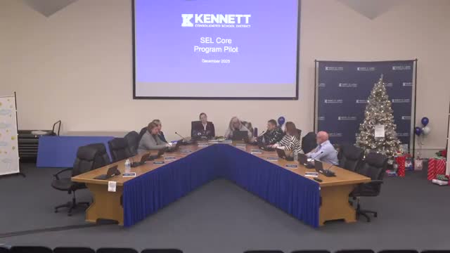 Kennett Consolidated SD staff outline SEL pilot, plan demos in January