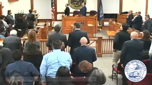 Middletown officials sworn in as mayor urges unity and continued service