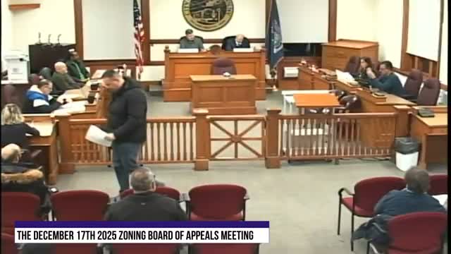 Board approves lot-area and lot-coverage variances for 4–8 Franklin Street; owner must address violation