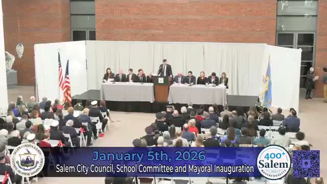 Salem City Council, School Committee complete organizational votes; Alice Merkel elected council president