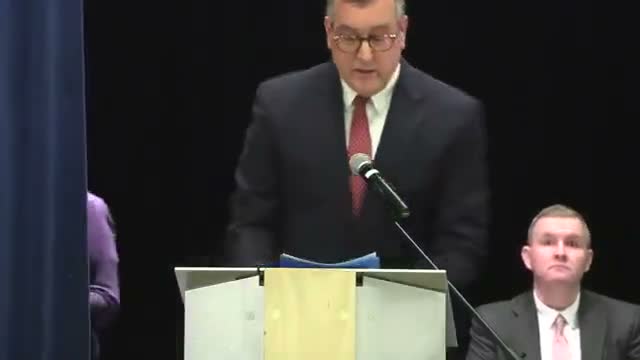 Michael P. Cahill sworn in for seventh term; vows balanced budget and civility