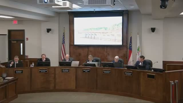 Peachtree City staff previews text amendments on signs, short‑term rentals, golf‑cart parking and LED lighting; annexation study proposed