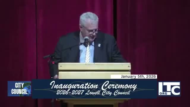 Lowell City Council sworn in; Eric Gitscheer elected mayor and council adopts rules for 2026–27