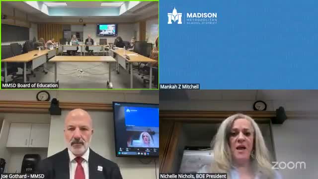 Board moves into closed session to review student disciplinary proceedings