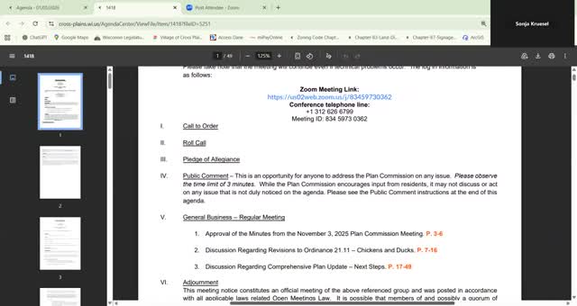 Plan Commission outlines steps to finalize comprehensive plan for 2028 adoption