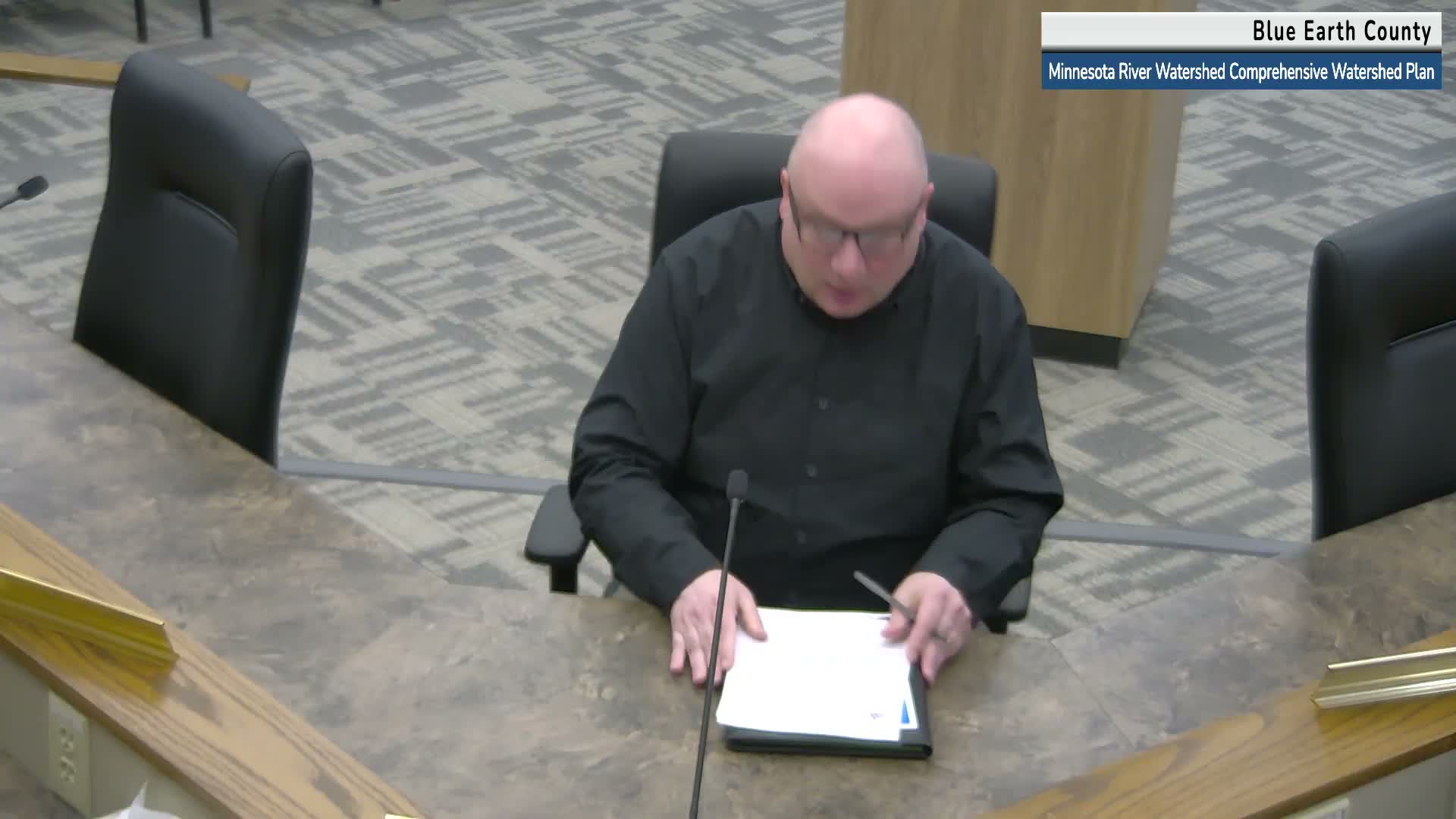 Board forwards Minnesota River Mankato watershed plan to Board of Water and Solar Resources and adopts contingent resolution