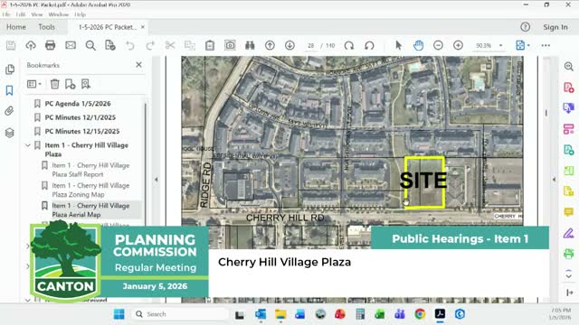 Planning commission pauses Cherry Hill Village Plaza PDD, asks for design and compliance revisions