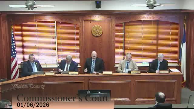 Wichita County commissioners approve training contract, regular bills and select design‑build for annex