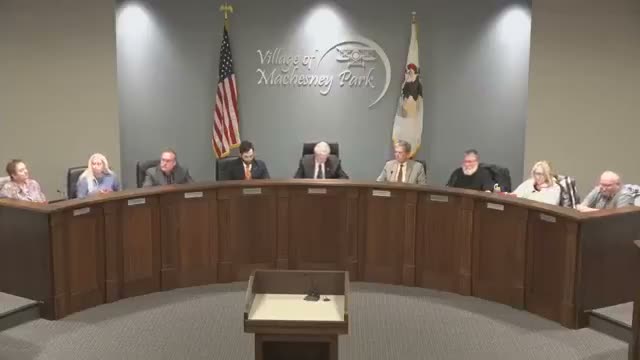 Machesney Park trustees approve consent agenda, accept treasurer's report and adjourn