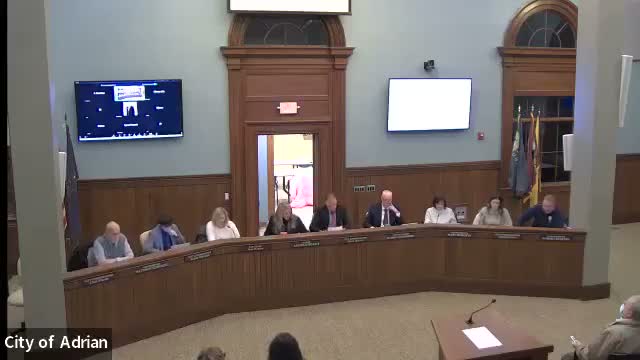 Adrian approves industrial district at 800 Liberty St., authorizes FY2029 small urban grant application