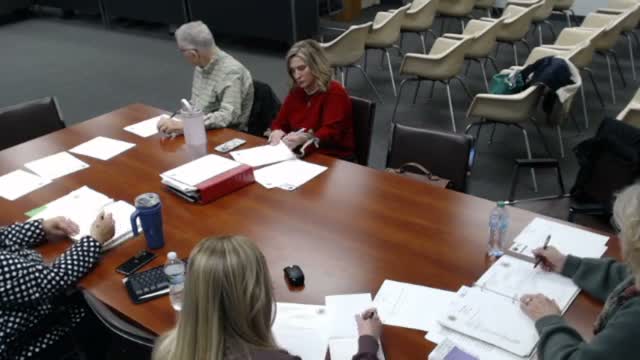 Finance committee hears 3% wage-request for grant-funded victim witness coordinator; motion to deny called and roll‑call taken