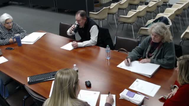 Committee approves agenda and moves through claims and routine items