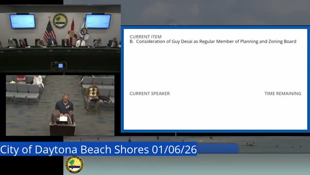 Daytona Beach Shores commission waives residency rule, reappoints Desai to Planning and Zoning Board