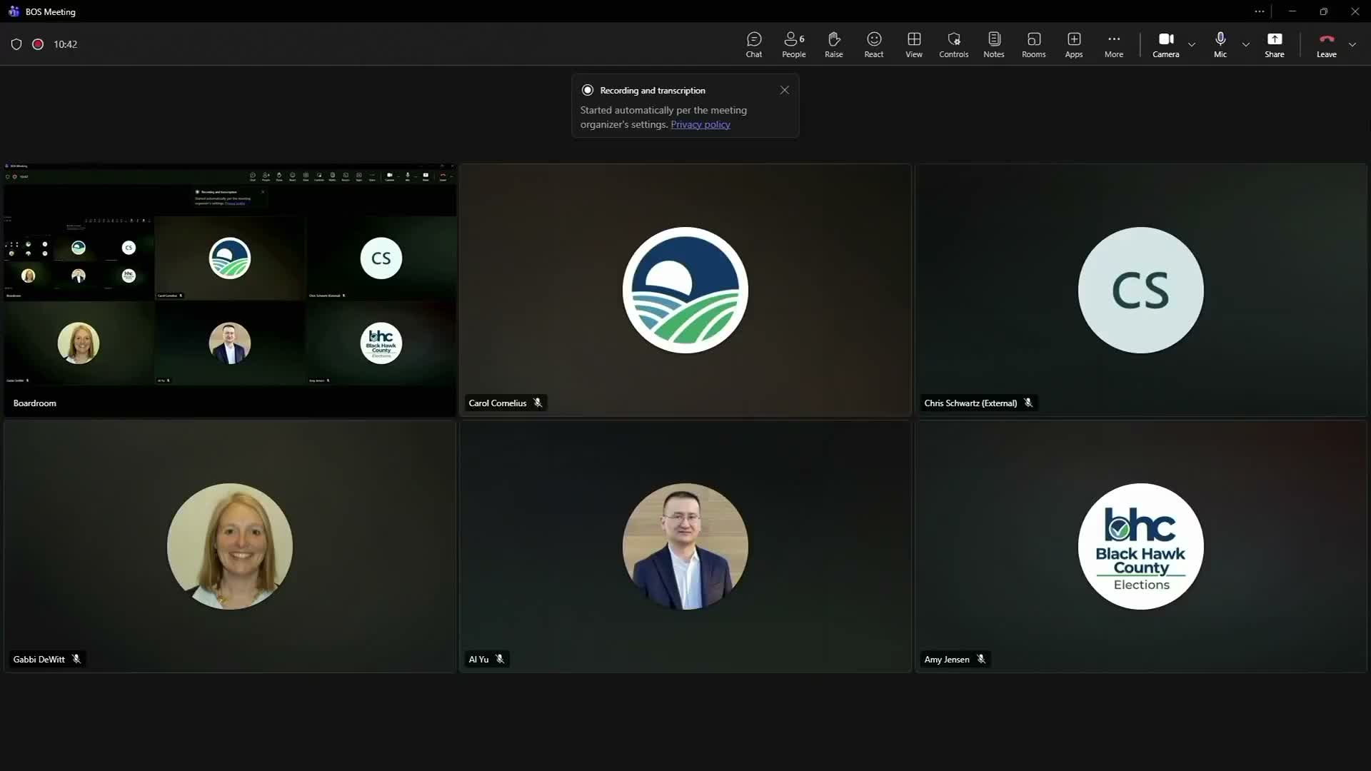 Black Hawk County supervisors elect Leland chair, name Brennan chair pro tem and approve 2026 committees and routine authorizations