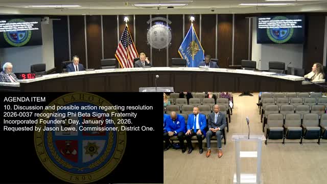 Oklahoma County commissioners elect chair and vice chair for the year