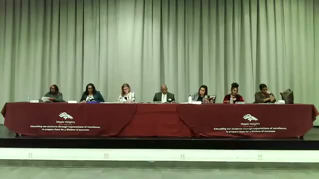 Maple Heights Board of Education swears in officers, adopts 2027 tax budget and routine resolutions