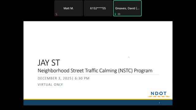 NDOT proposes speed cushions, pinch point for J Street; residents split, ballot required