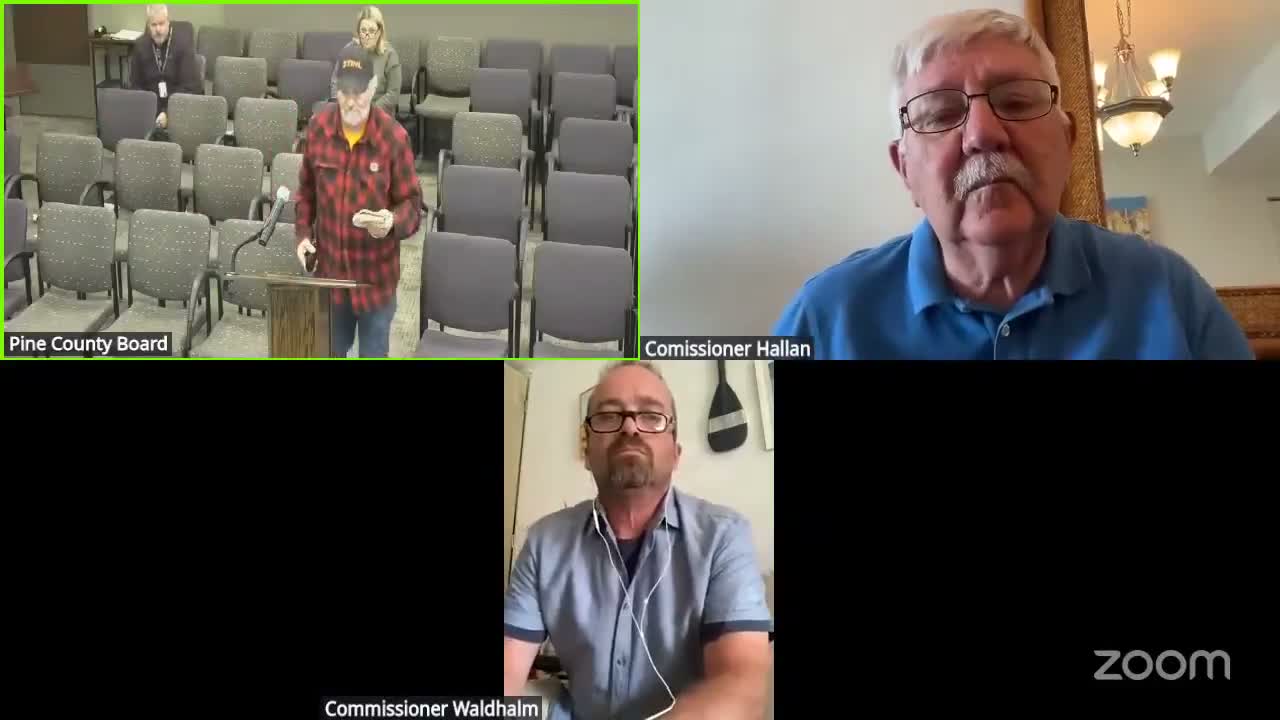 Resident tells Pine County board he wants 12-month no-contact order after zoning meeting harassment