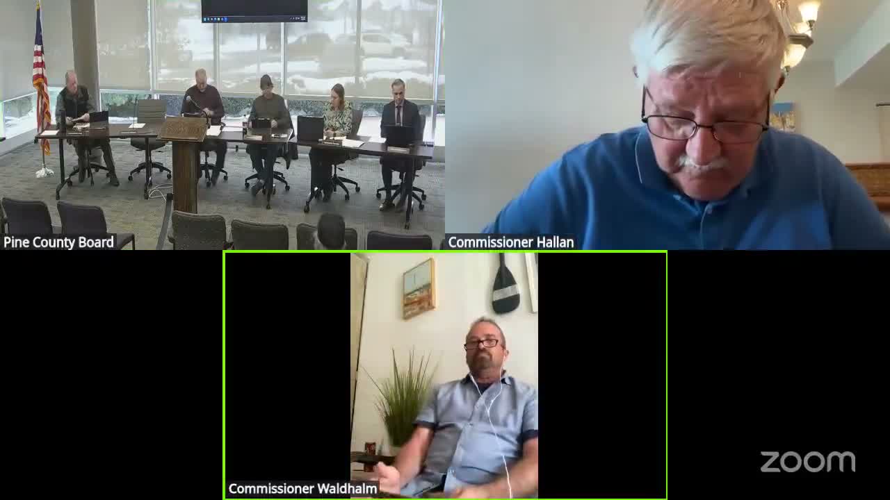 Pine County reviews two‑month hiring pause; commissioners discuss clearer waiver criteria