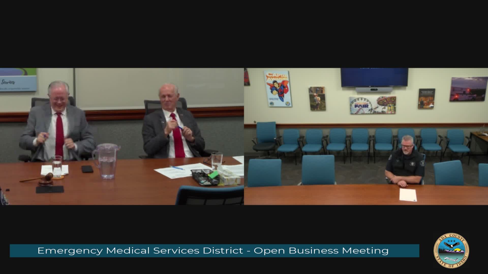 Ada County EMS official: process started to move EMS rules from IDAPA into statute; scope and timing uncertain