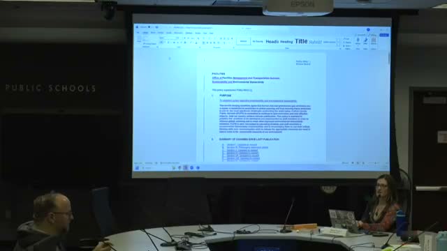 Governance committee moves environmental stewardship policy to full board after JET-related edits