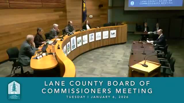 Lane County commissioners elect Seneca chair and Buck vice chair for 2026