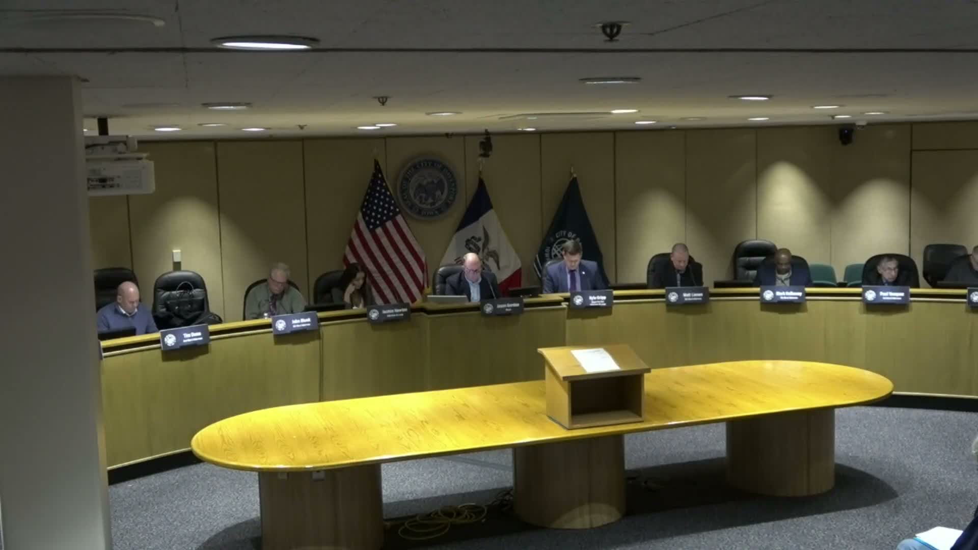 Council sets next steps: code-of-conduct nominations, election-cost review and a litigation briefing for new members