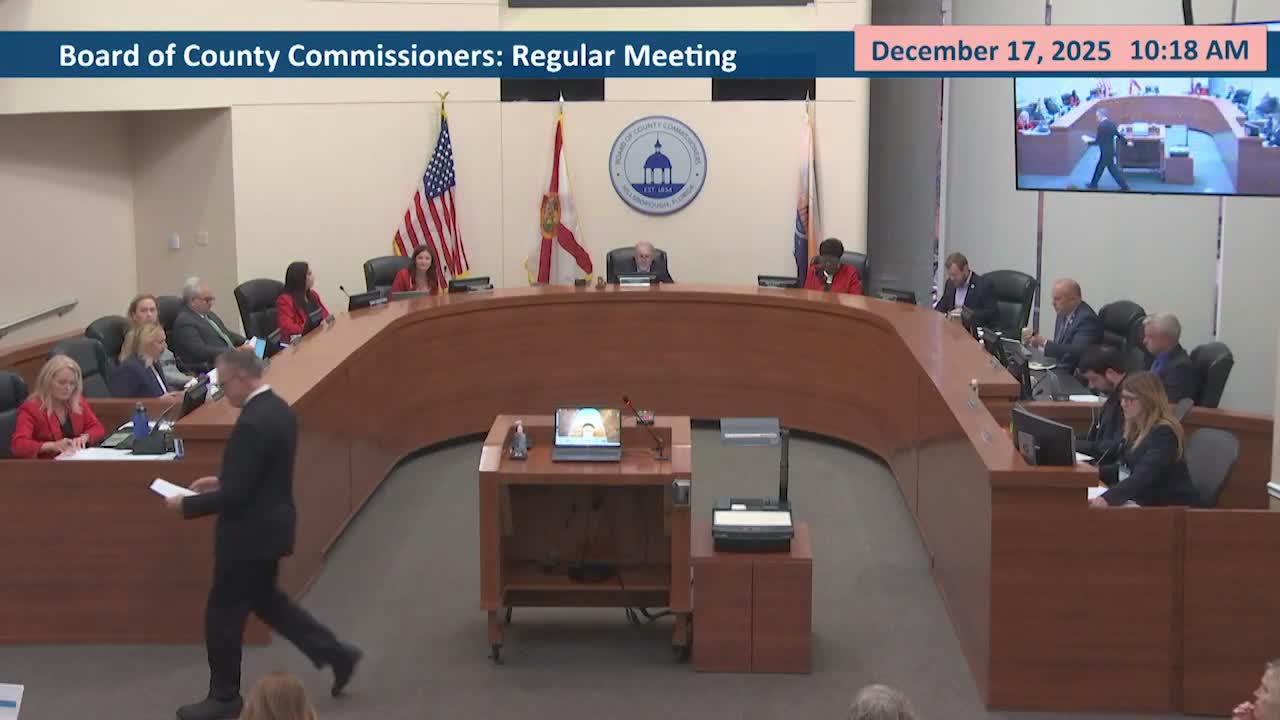 Hillsborough commissioners approve large impact‑fee hikes for South Central water and wastewater, opt for phased implementation