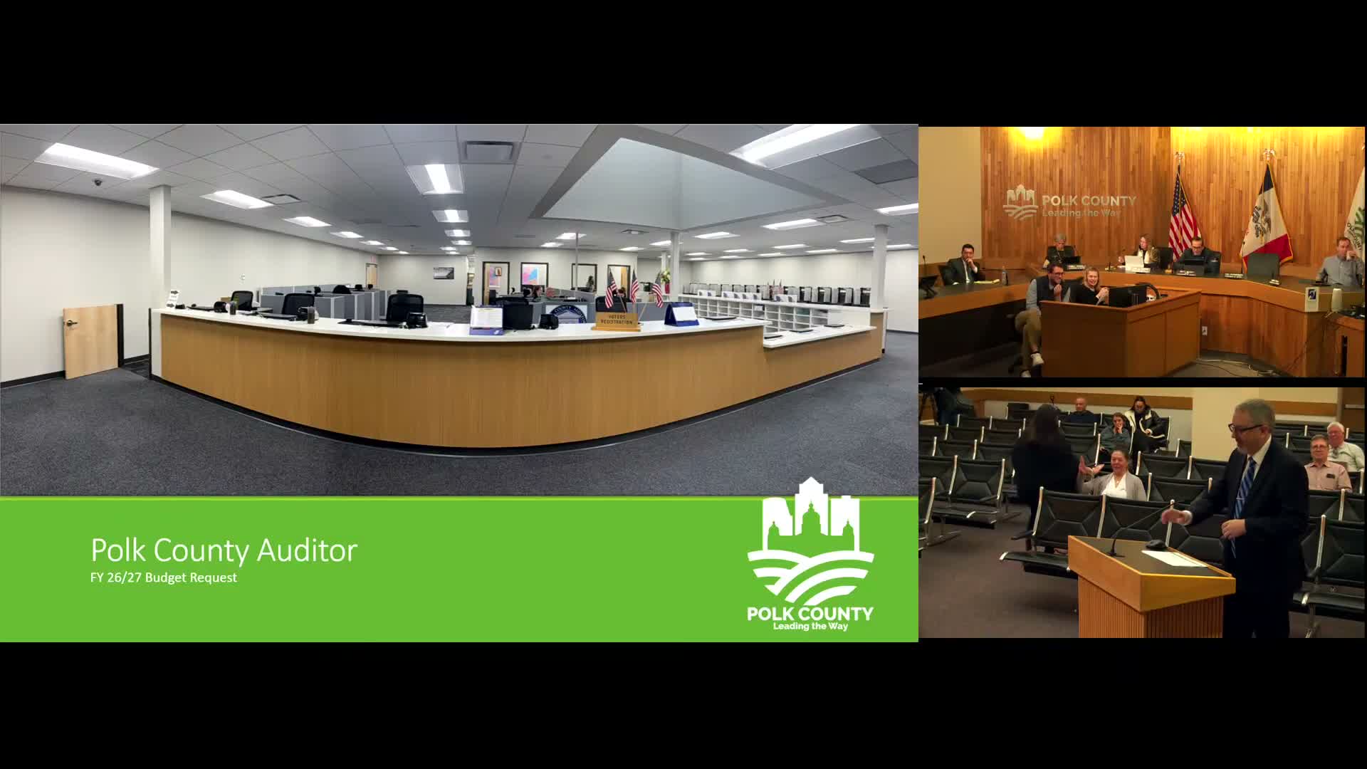 Polk County auditor highlights election office upgrades, QR-code results and poll-worker pay proposal