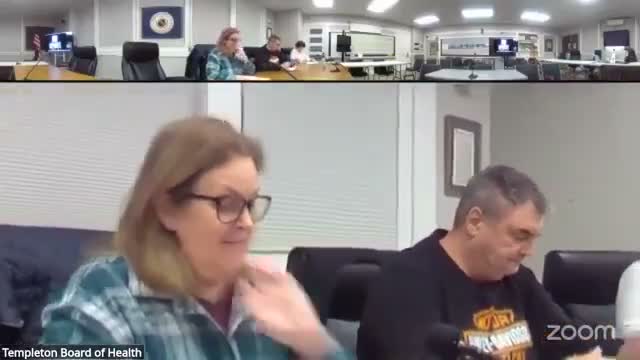 Templeton Board of Health reviews minutes, acknowledges Open Meeting Law paperwork and schedules Feb. 3 meeting