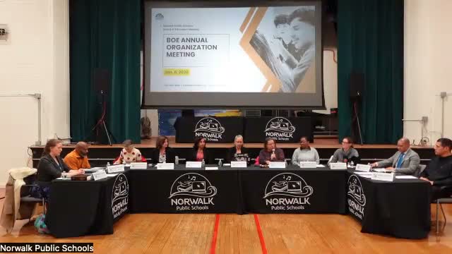 Howard White elected chair as Norwalk Board of Education swears in new members