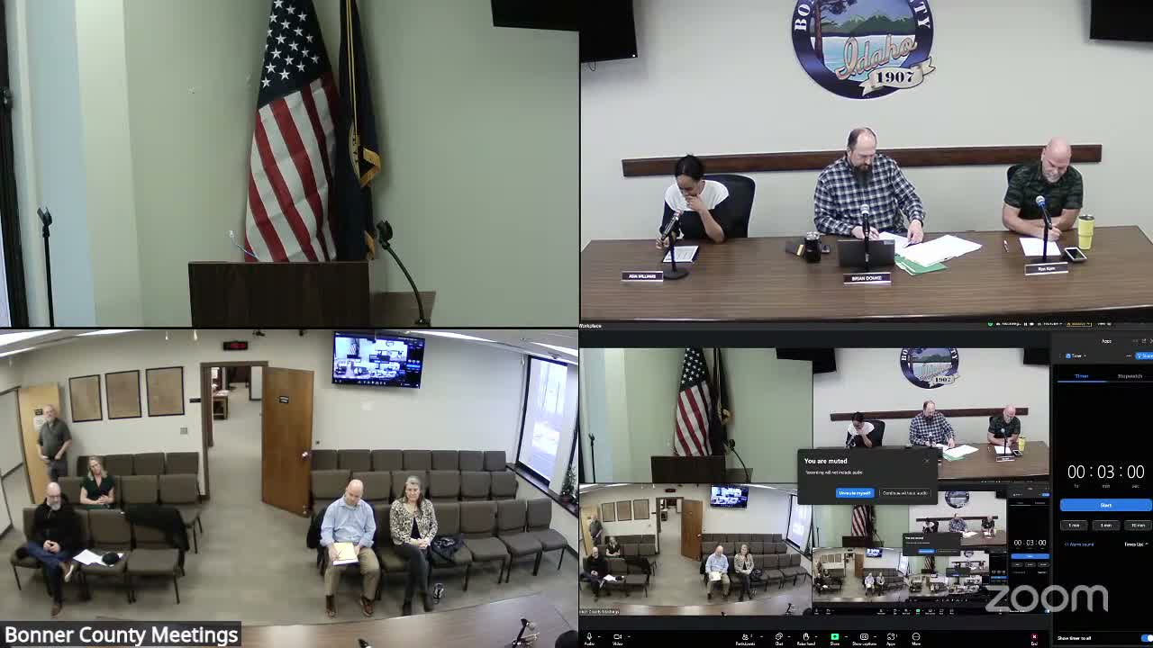 Bonner County board moves into executive session to discuss litigation and records exempt