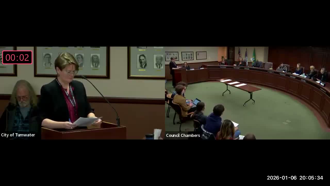 Kelly Von Holtz elected Tumwater mayor pro tem after tied first ballot