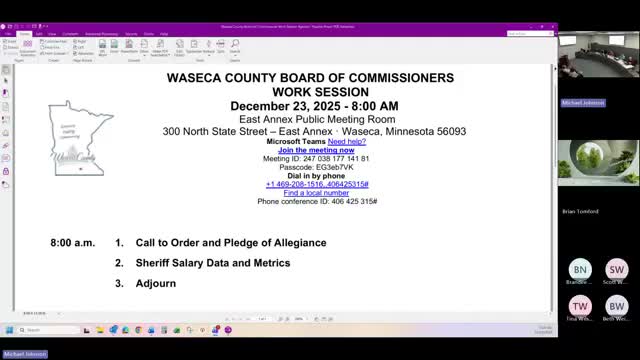 Waseca County board adopts 7% sheriff salary increase, pushes for more transparency and regular updates
