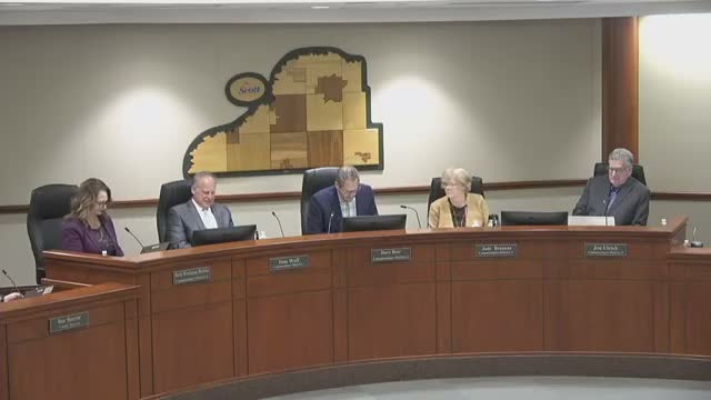 Scott County board elects new chair, names Jody Brennan vice chair; honors commissioner for 25 years