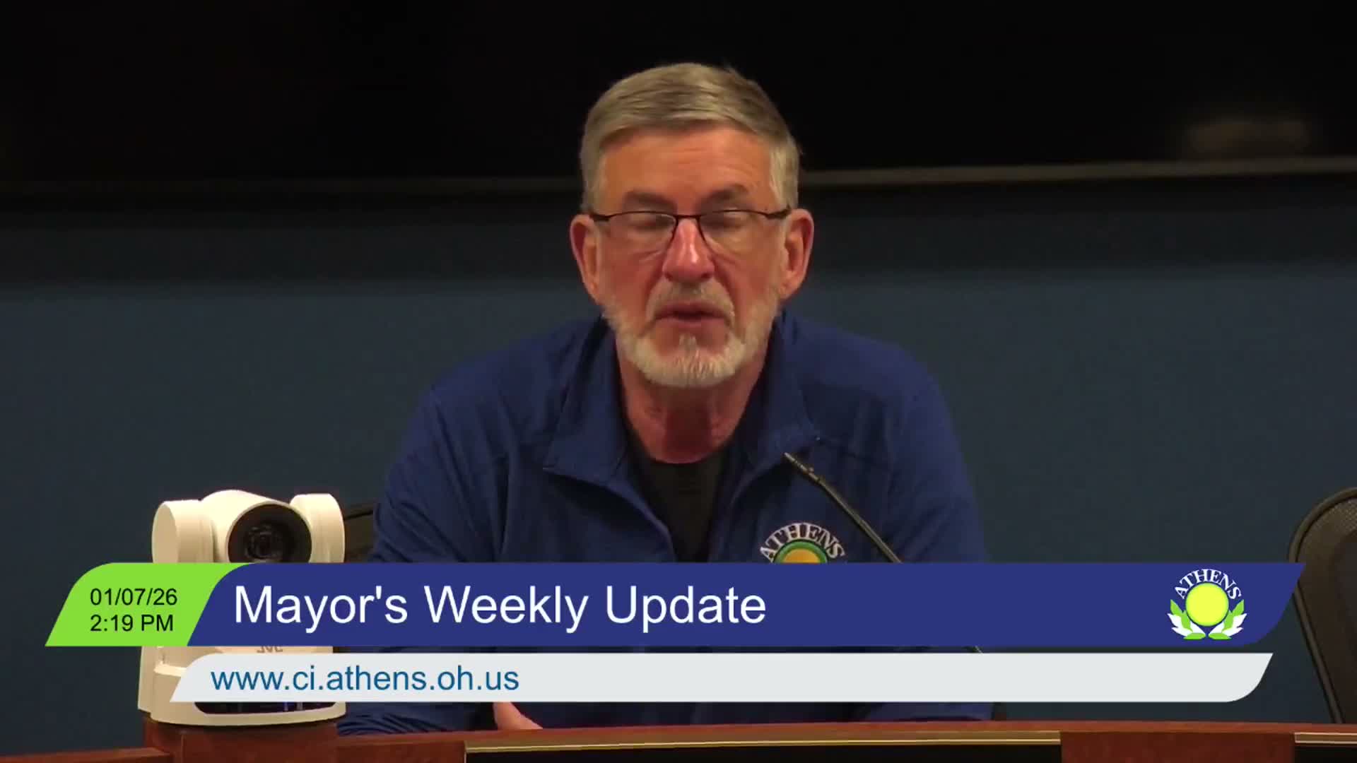 Mayor highlights $119 million in grant funding, roundabout and lift‑station work in Athens