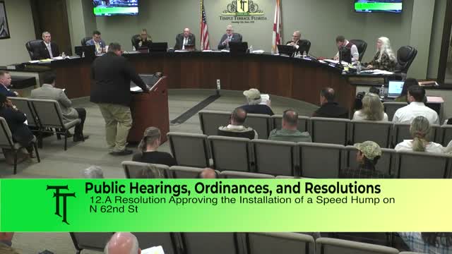 Temple Terrace council asks staff to study adding two speed humps on North 62nd Street