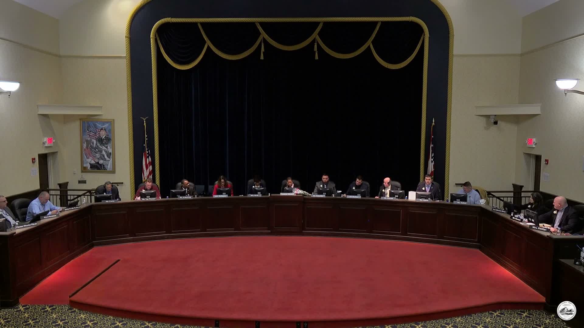 Elyria council elects leadership, adopts rules for 2026–2028 term