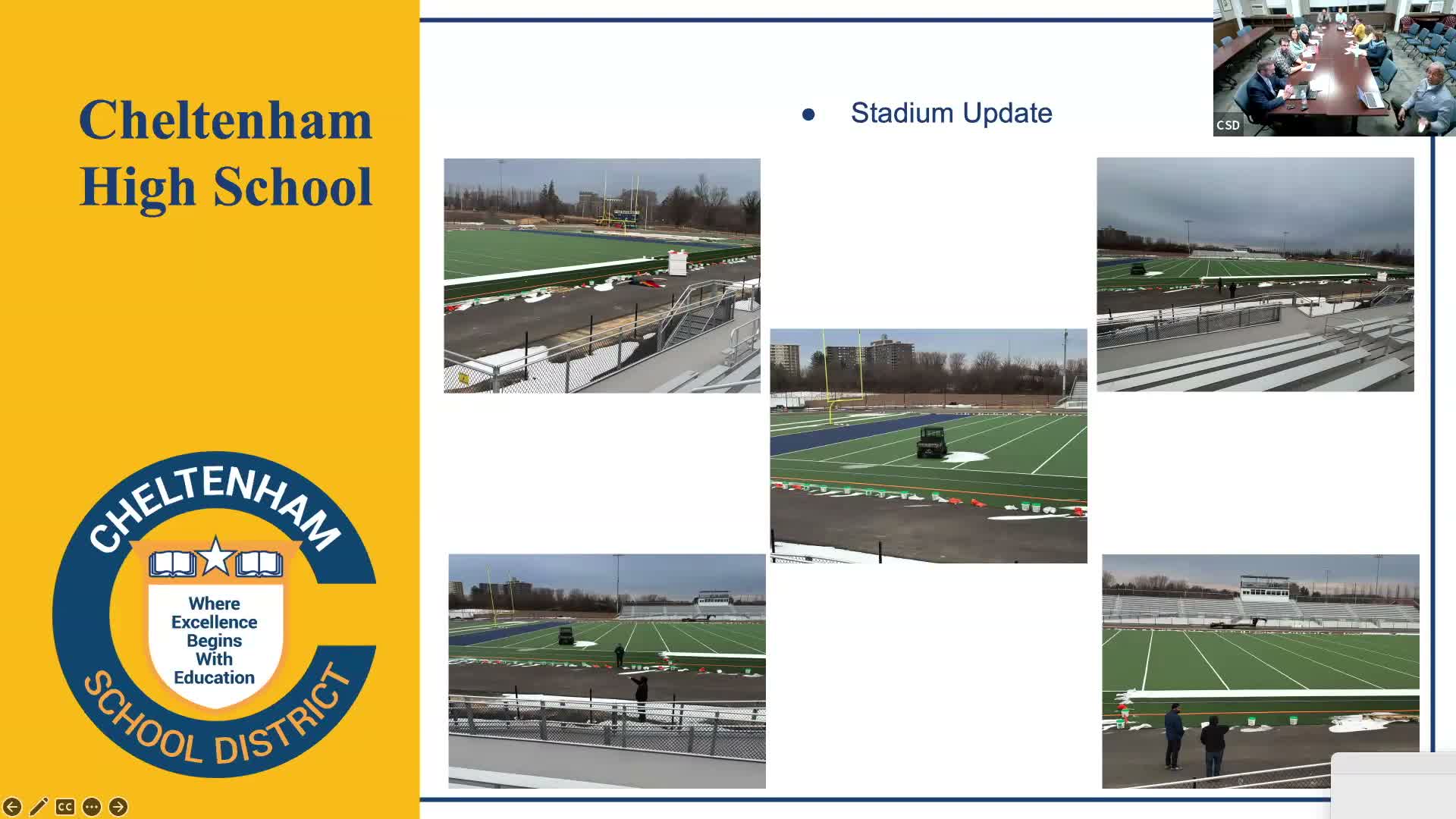 Finance staff: no project spending in December; boiler piping replaced at admin building