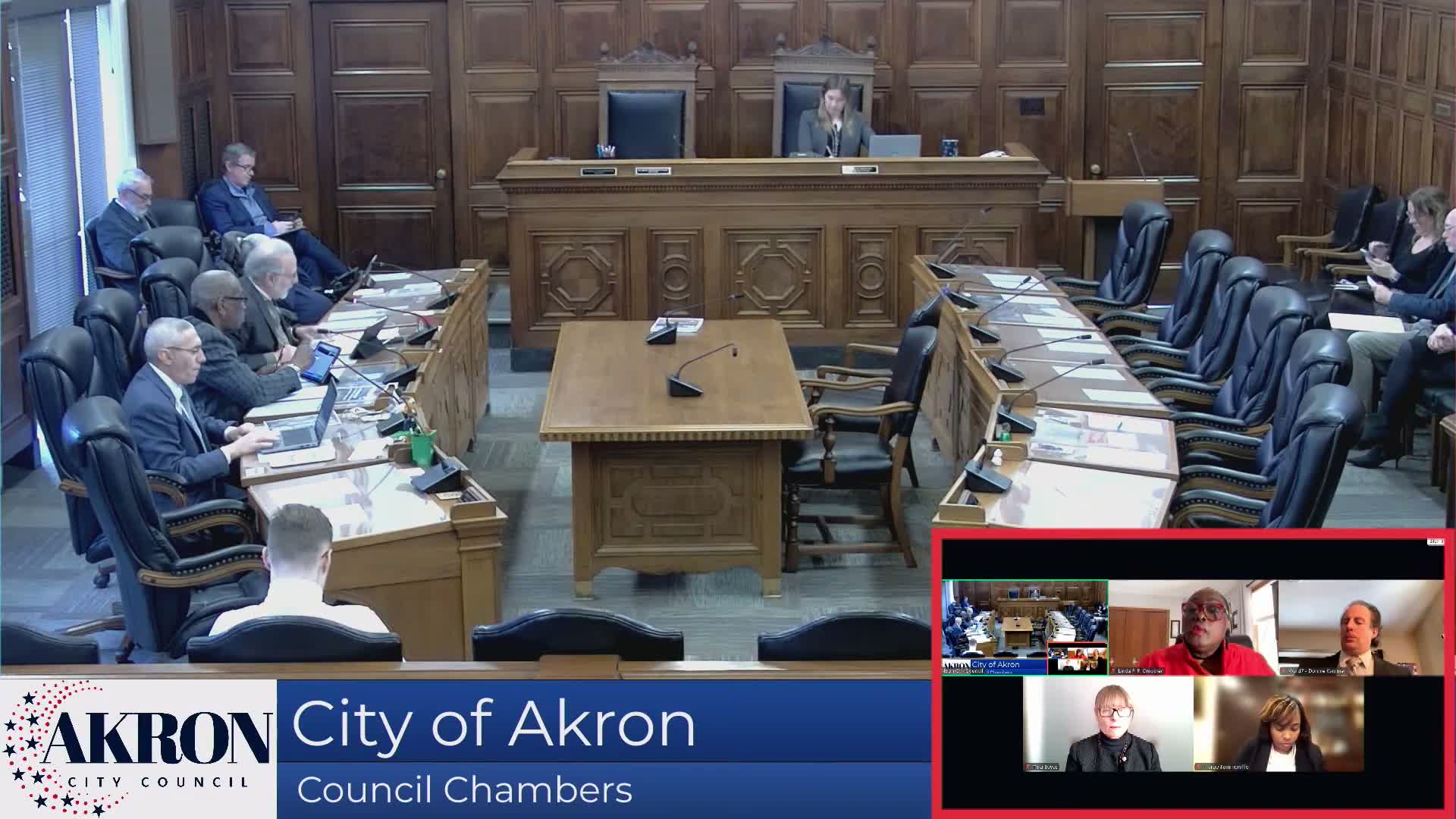 Akron planning committee refers eight zoning and redevelopment items, schedules capital budget review