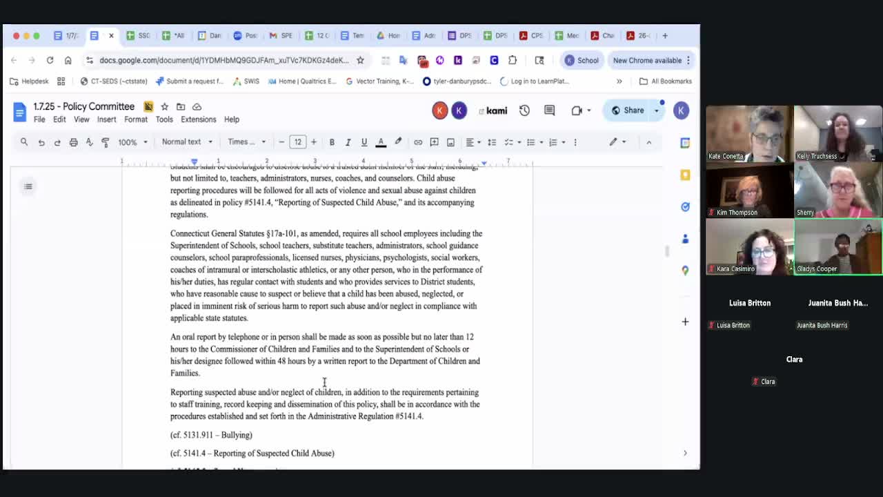 Policy committee keeps emergency-focused language for restraint, stresses training and reporting