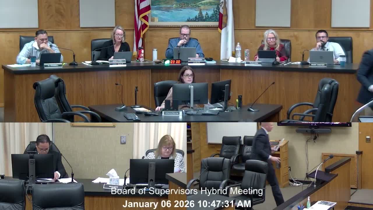 Lake County board approves first reading of zoning changes to implement housing element, adopts internal expedited‑processing policy