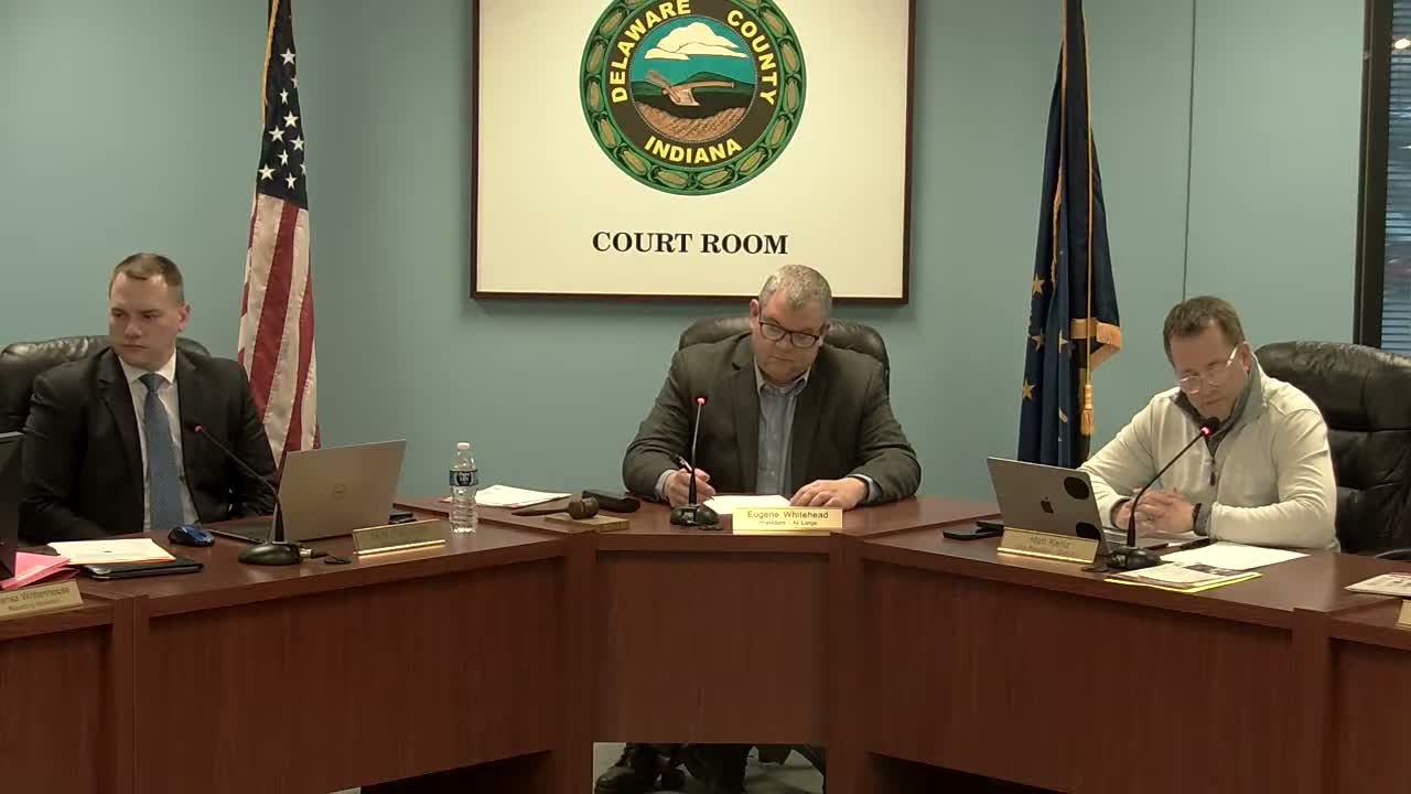 Delaware County Council elects William "Bill" Hughes as council president; Matt Kantz named president pro tem